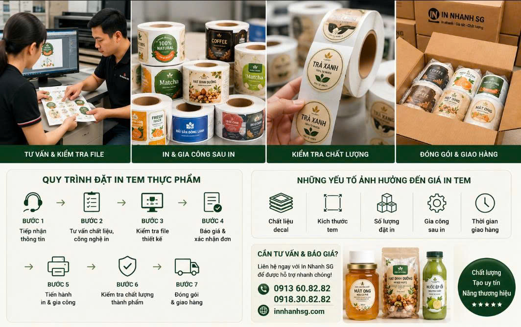 Tem nhãn thực phẩm